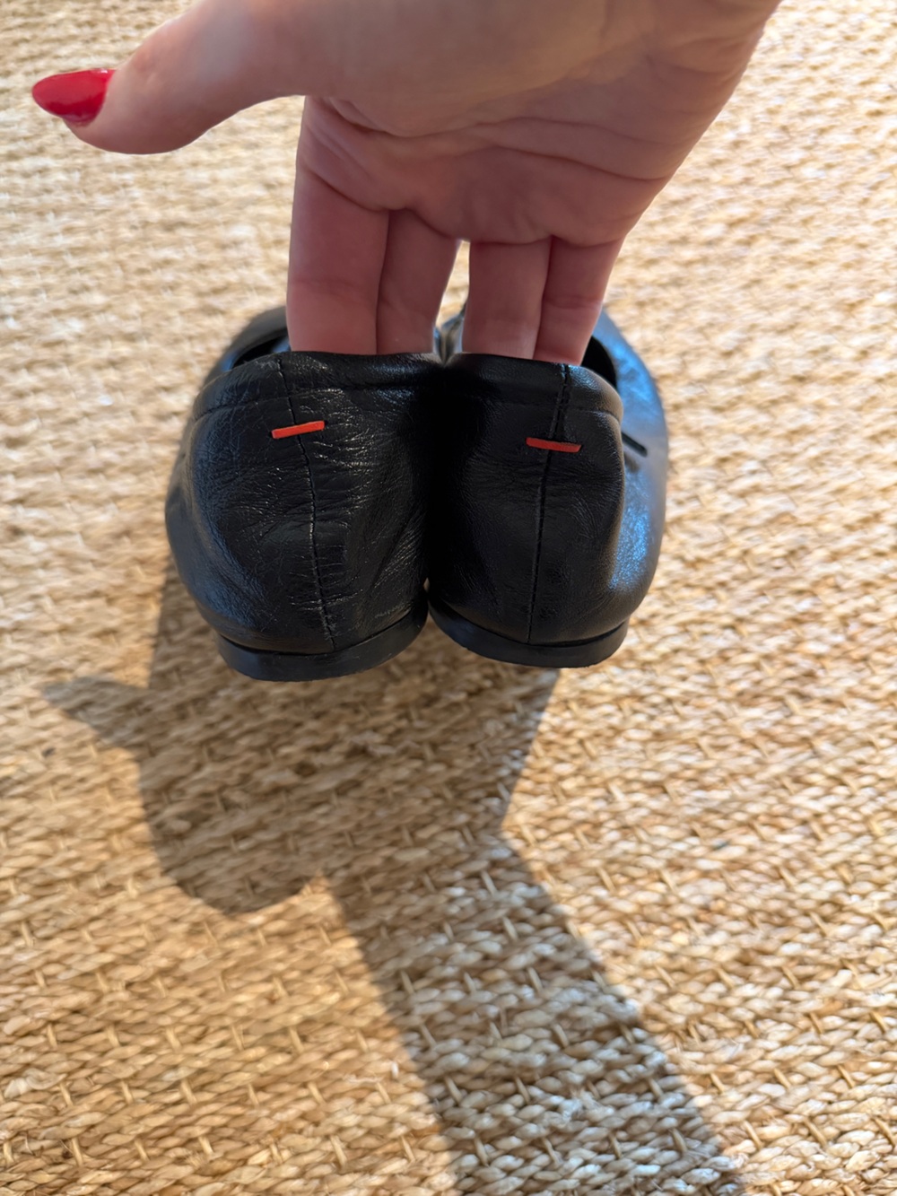 Aeyde Uma Mary-Jane Flats Black Leather 38.5 - Picture 12 of 17